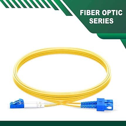 sc to lc upc duplex fiber patch cord lszh single mode 1-100 meter