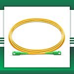 sc to lc apc duplex fiber patch cord lszh single mode 1-100