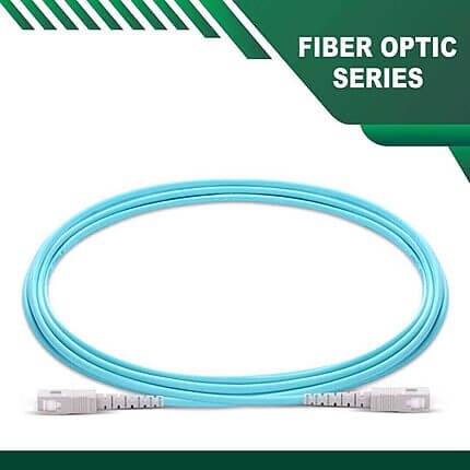 sc to sc upc simplex om3 fiber patch cord lszh multimode 1-100 meter