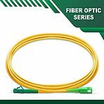 sc to lc upc simplex fiber patch cord lszh single mode 1-100