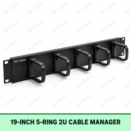 19 inch 5 ring 2U cable manager by TMT Global