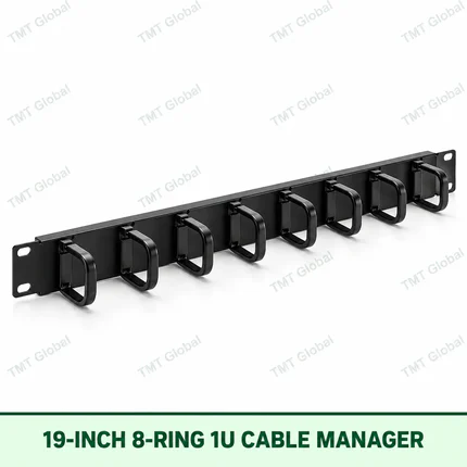 19-inch 8-ring 1U cable manager by TMT Global