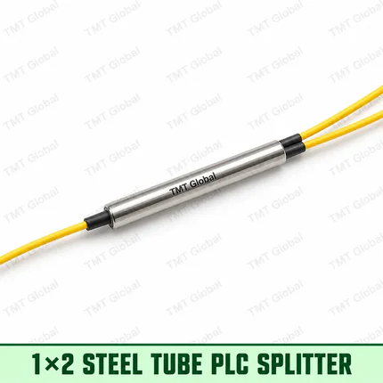 1x2 steel tube blockless PLC splitter, TMT Global