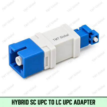 Hybrid SC UPC to LC UPC adapter