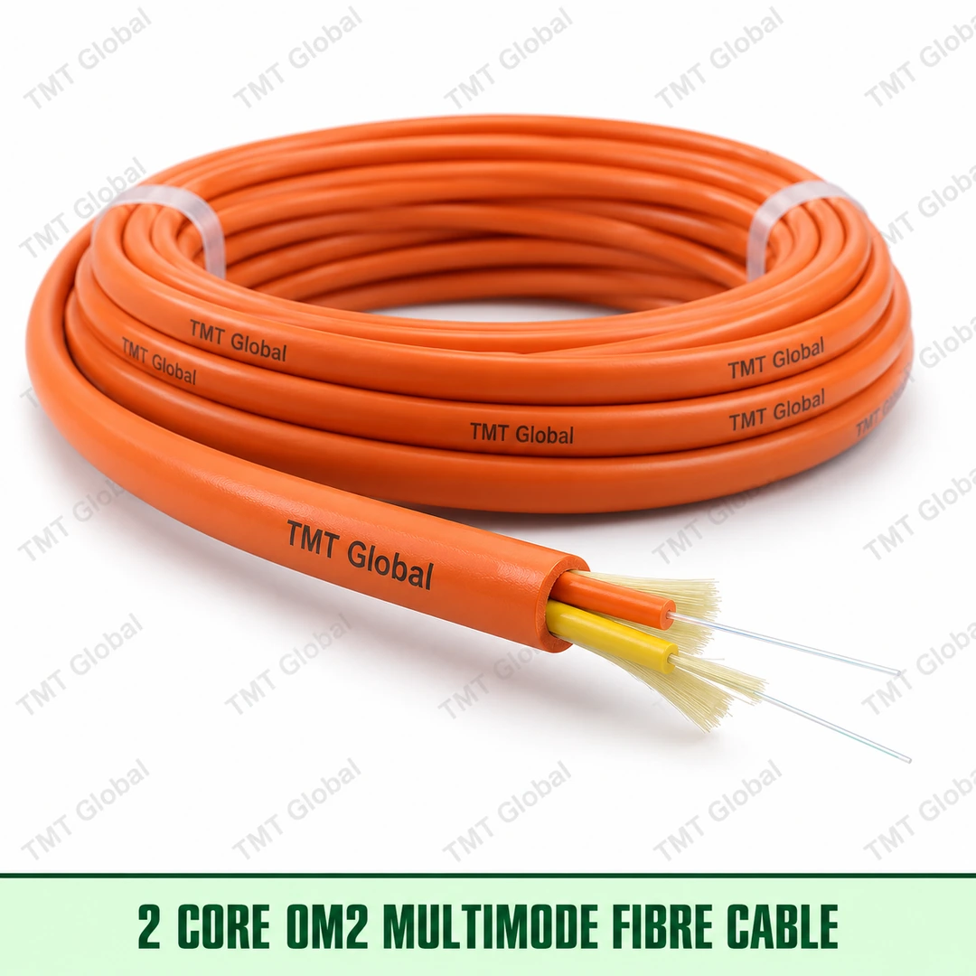 2-core OM2 tight-buffered multimode fibre distribution cable, TMT Global 2-core OM2 tight-buffered multimode fibre distribution cable, TMT Global
