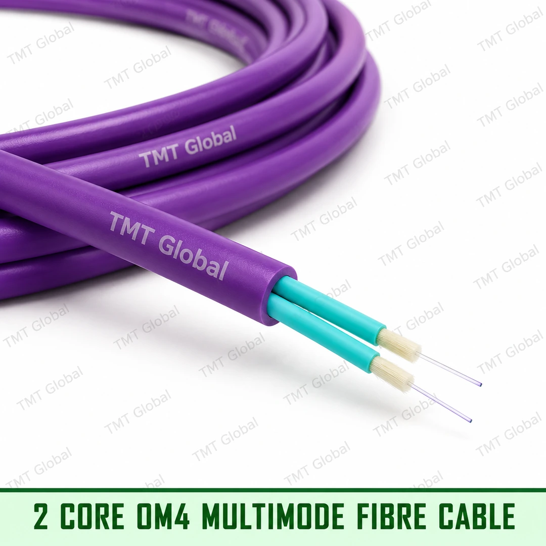 2-core OM4 tight-buffered multimode fibre distribution cable, TMT Global 2-core OM4 tight-buffered multimode fibre distribution cable, TMT Global