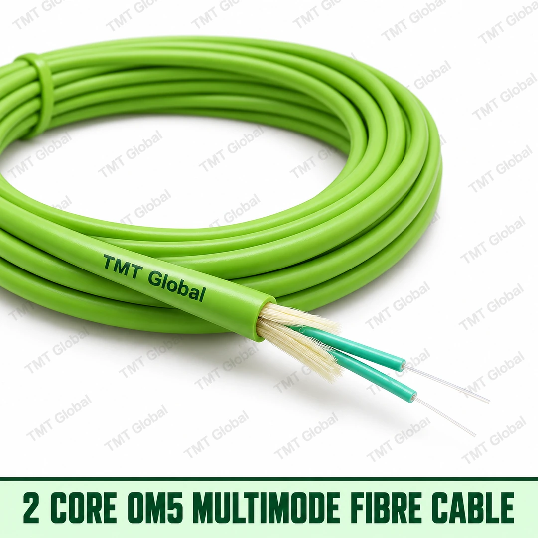 2-core OM5 tight-buffered multimode fibre distribution cable, TMT Global 2-core OM5 tight-buffered multimode fibre distribution cable, TMT Global