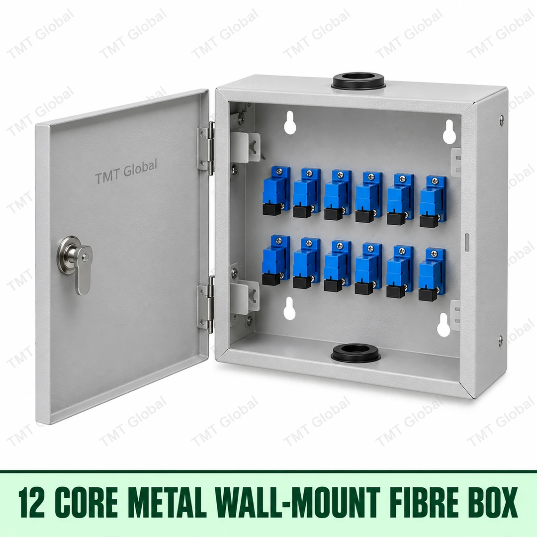 12-core metal wall-mount SC fibre box, TMT Global 12-core metal wall-mount SC fibre box, TMT Global