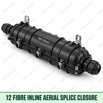 12-fibre inline aerial splice closure, TMT Global