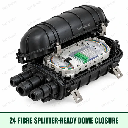 24-fibre splitter-ready dome closure, TMT Global