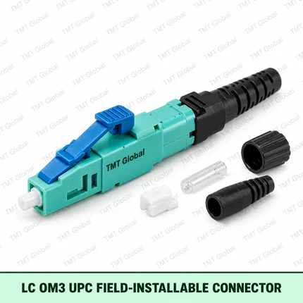 LC OM3 UPC Field-Installable Connector