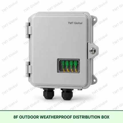 8F outdoor weatherproof fibre distribution box, TMT Global