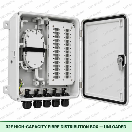 32F high-capacity fibre distribution box, unloaded, TMT Global