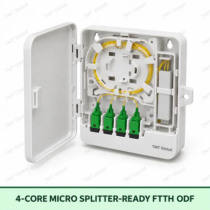 4-core micro splitter-ready FTTH ODF, TMT Global