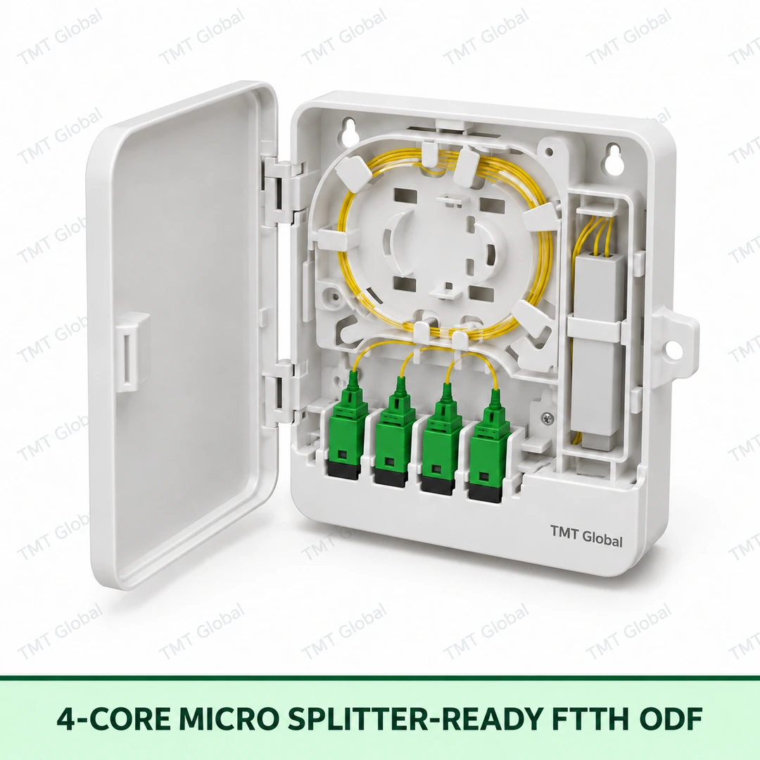 4-core micro splitter-ready FTTH ODF, TMT Global 4-core micro splitter-ready FTTH ODF, TMT Global