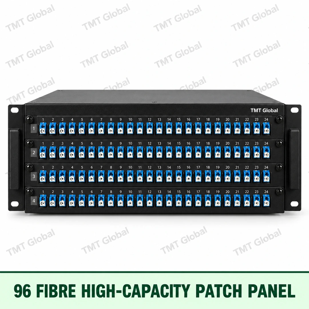 96-fibre high-capacity patch panel, TMT Global 96-fibre high-capacity patch panel, TMT Global