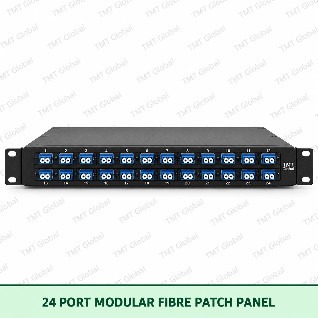 24-port modular fibre patch panel, TMT Global 24-port modular fibre patch panel, TMT Global