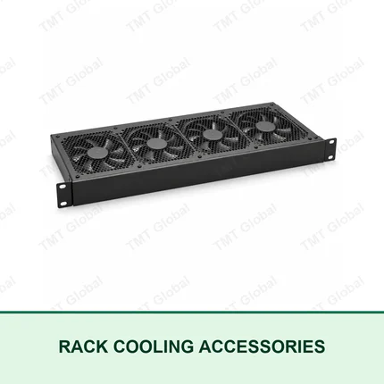 TMT Global four-fan 19-inch rack cooling tray accessory