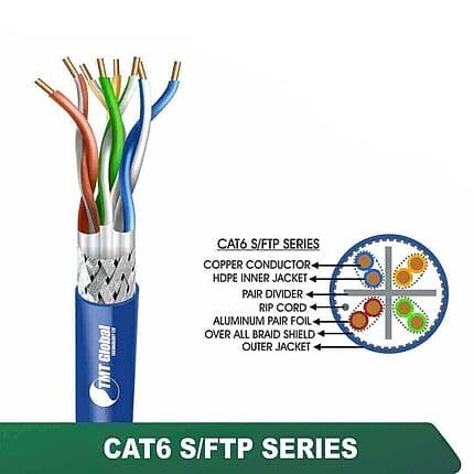 CAT6 S/FTP PVC Network Cable 23 AWG 4 Pair 305 m – 6X536MPX Series