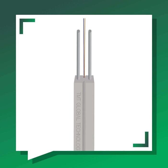 FTTH fiber optic Drop cable 2 Core single mode G.657/A1/A2