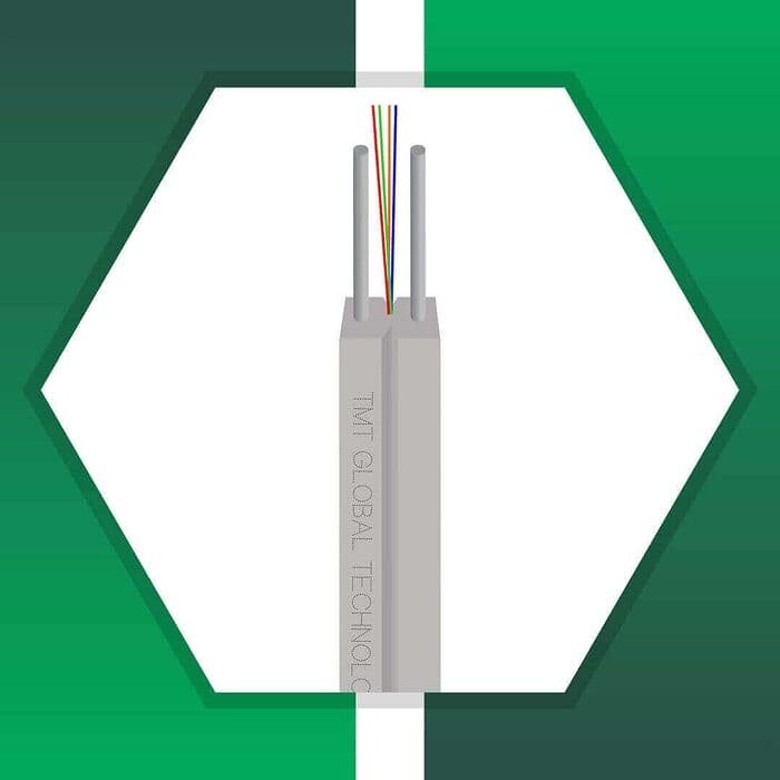 FTTH fiber optic Drop cable 4 Core single mode G.657/A1/A2