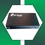 Fiber Optic Splitter LC-APC Rack Mounted 2X2