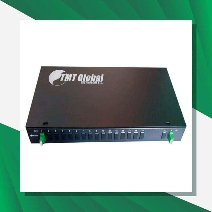 Fiber Optic Splitter LC-APC Rack Mounted 2X2