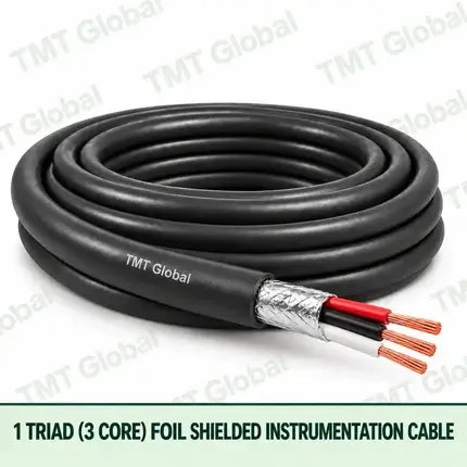 TMT Global 1 triad 3 core foil shielded instrumentation cable, with triad groups visible