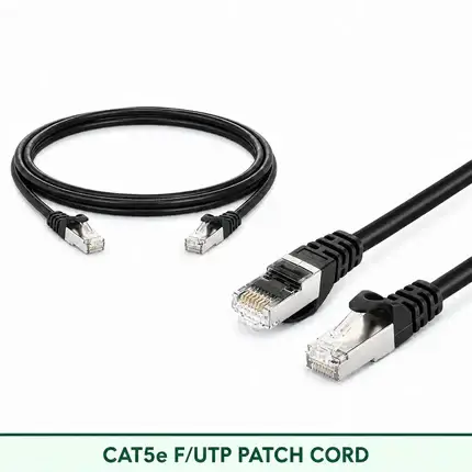 Cat5e F/UTP 5X4SMFOKXX Series | 24 AWG Outdoor Network Patch Cord