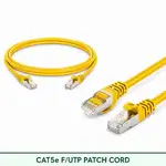 Cat5e F/UTP 5X4SMFLXXX Series | 24 AWG Network Patch Cord yellow color