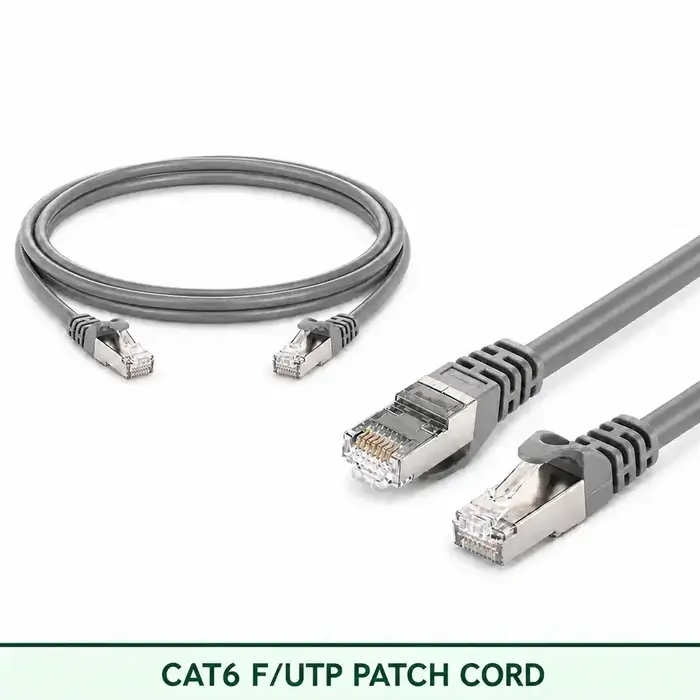 Cat6 F/UTP 6X3SMFLXXX Series | 23 AWG Network Patch Cord grey color