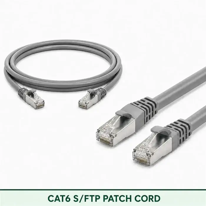 Cat6 S/FTP 6X3SMSLXXX Series | 23 AWG Network Patch Cord grey color