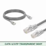 Cat6 U/UTP 6X3RMULXXX Series | 23 AWG Transparent Network Patch Cord grey color
