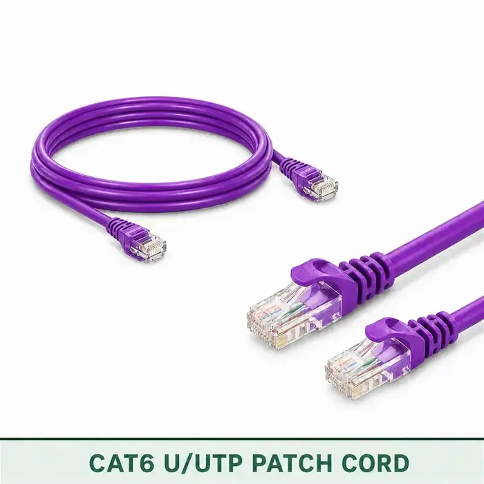 Cat6 U/UTP 6X3PMULXXX Series | 23 AWG Network Patch Cord violet color