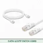 Cat6 U/UTP 6X3PMULXXX Series | 23 AWG Network Patch Cord white color