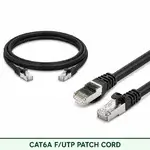 Cat6A F/UTP 6A3SMFLXXX Series | 23 AWG Network Patch Cord black color