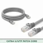 Cat6A U/UTP 6A3PBULXXX Series | 23 AWG Network Patch Cord grey color